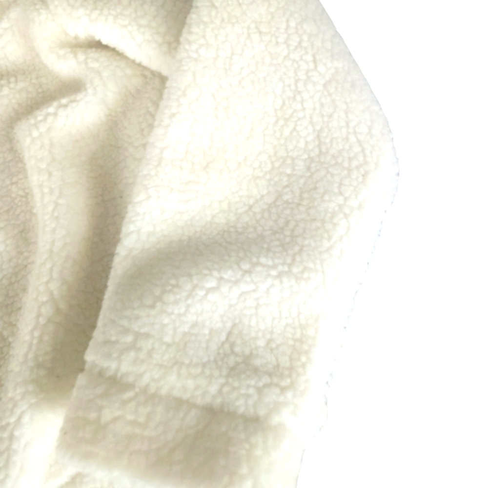Banana Republic Women's White Sharpa Lined Jacket - Picture 9 of 16